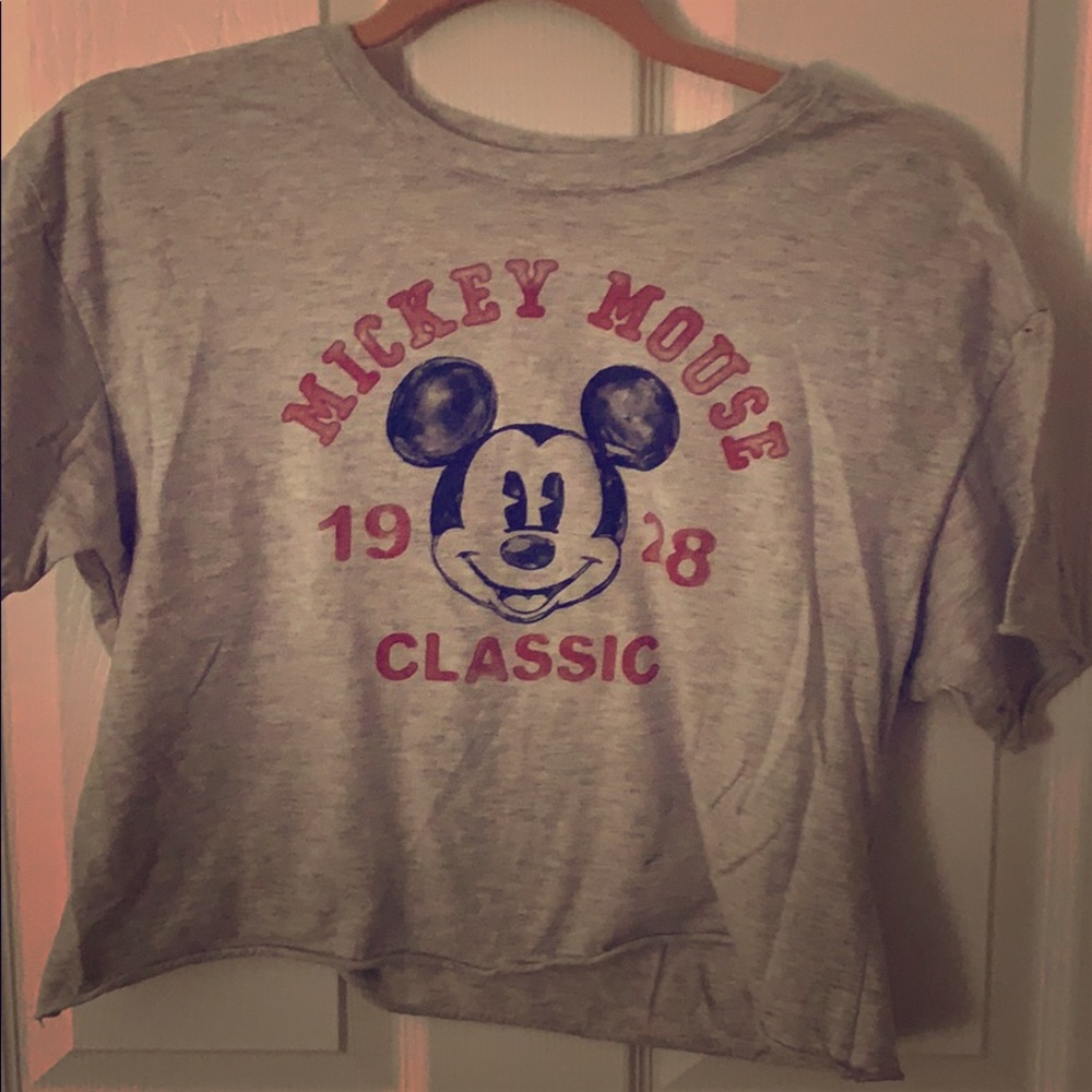 mickey mouse crop top